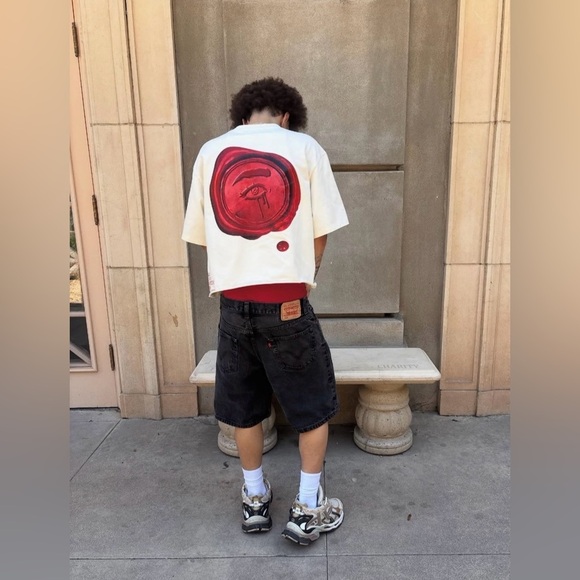 *NEW* Visionary Club "LETTER TO YOUR HEART" Boxy Oversized Tee Shirt UNISEX - Picture 9 of 16